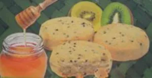 Kiwifruit and Manuka Honey Shortbread