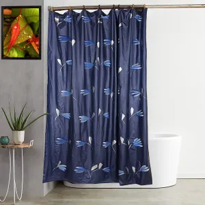Kuber Industries Shower Curtain & Bathmat Set | Non-Slip Bath mats for Bathroom | Easy-Slide Curtains | Polyester Curtain or Bathmat for Bath Décor | XTL248-3T | 18 Pcs Set | Multicolor
