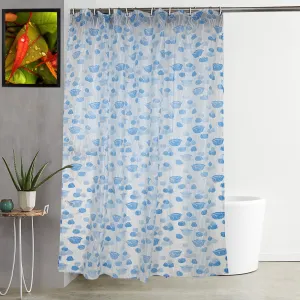 Kuber Industries Shower Curtain & Bathmat Set | Non-Slip Bath mats for Bathroom | Easy-Slide Curtains | Polyester Curtain or Bathmat for Bath Décor | XTL339-3T | 18 Pcs Set | Multicolor