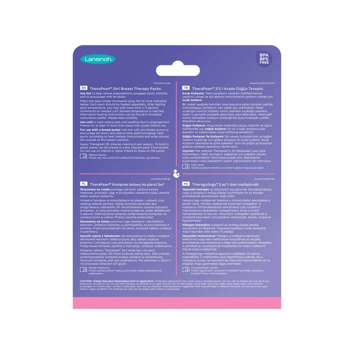 Lansinoh Thera°Pearl™ 3-in-1 Breast Therapy Pads