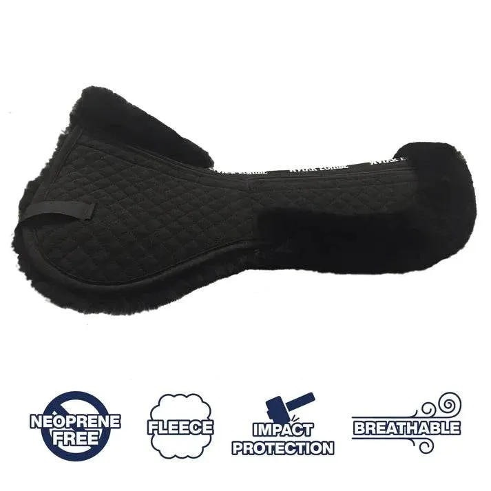 Majyk Equipe Ergonomics Full Fleece Half Pad with Impact Protection Shims