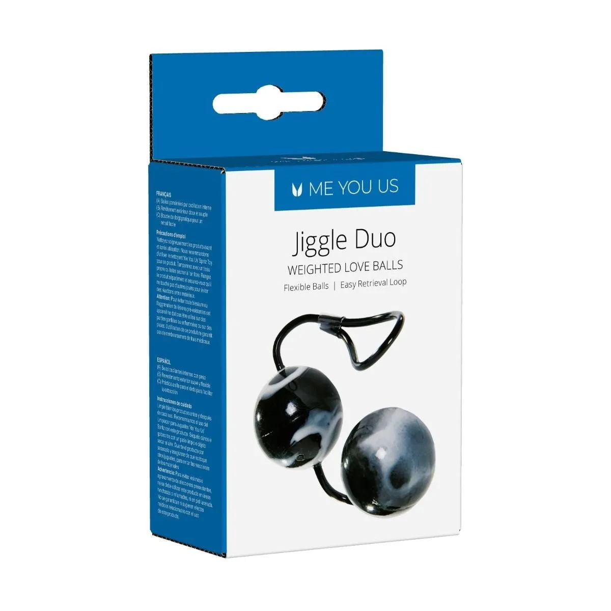 Me You Us Jiggle Duo Weighted Love Balls Black