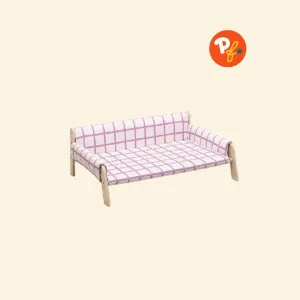 Mewoo - Checkered Pet Sun Lounger