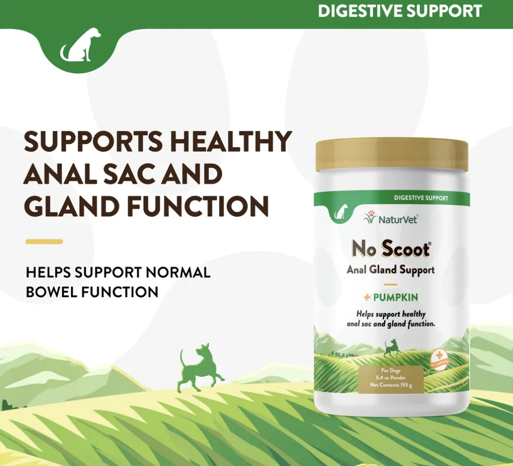 NaturVet No Scoot Supplement Powder 155g