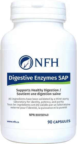 NFH Digestive Enzymes SAP 90 Vegetarian Capsules