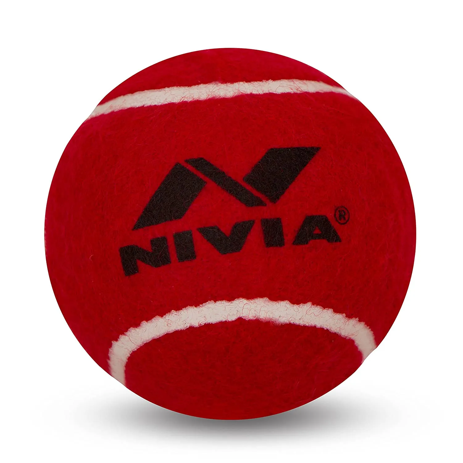 Nivia Red Heavy Weight Cricket Tennis Ball (Pack of 12)