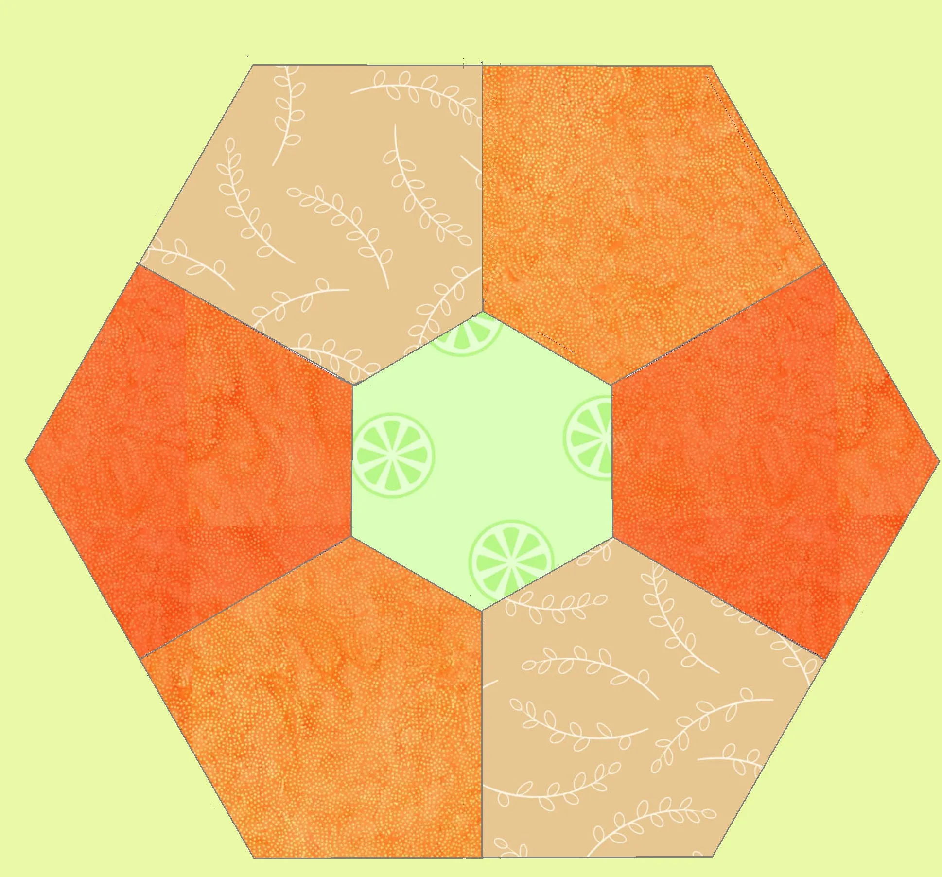 Pentagons, Irregular 4¾" Tall, 6" wide, 2½ and 3½" cut sides 6379 - Includes cutting Mat