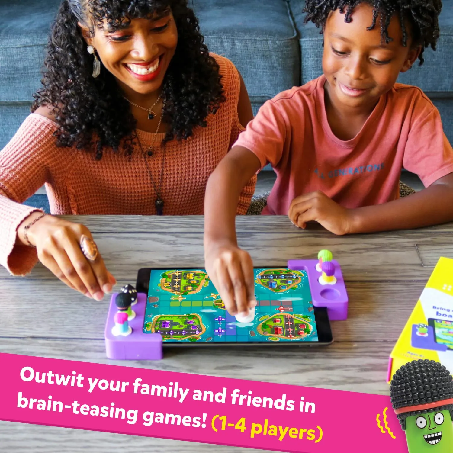 PlayShifu Tacto Classics - 4in1 Digital Board Games - Ludo, Checkers, Ladders, Tic Tac Toe for Kids Ages 4 Years & Up