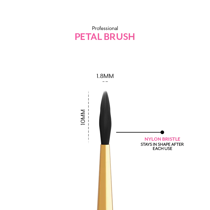 Professional Petal Nail Brush