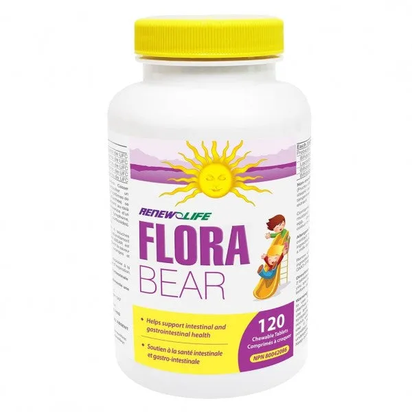 Renew Life Florabear 120 Chewable Tablets