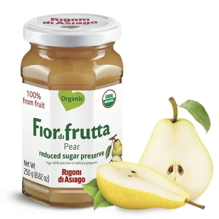 Rigoni di Asiago Fiordifrutta Organic Fruit Spread Pear 8.8 oz. (250g)