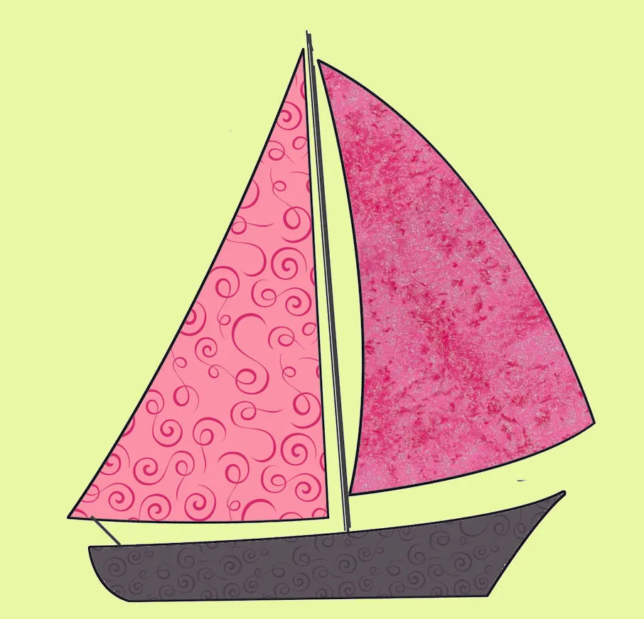 Sailboats - 6155 - Mat included