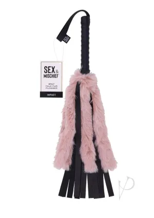 Sandm Brat Faux Fur Flogger