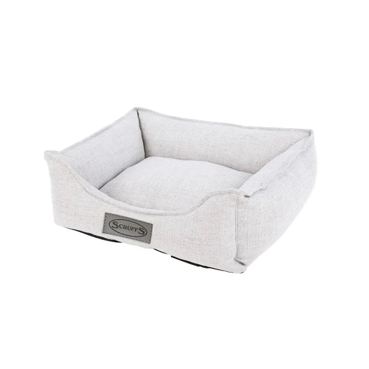 Scruffs Manhattan Box Dog Bed - Light Grey