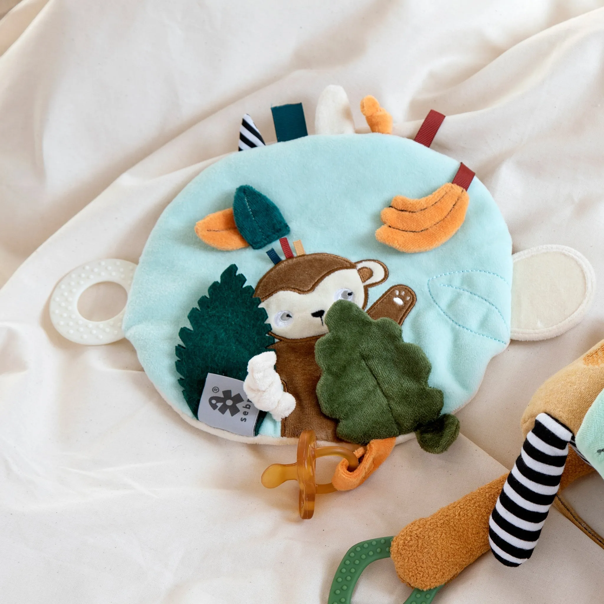 Sebra, Activity mini play mat, Maci the monkey