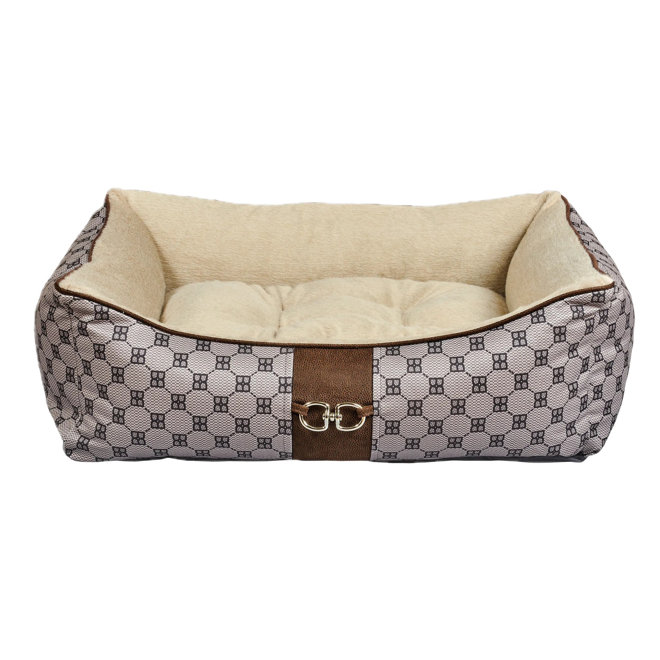Signature Scoop Bolster Bed | Coco Microvelvet