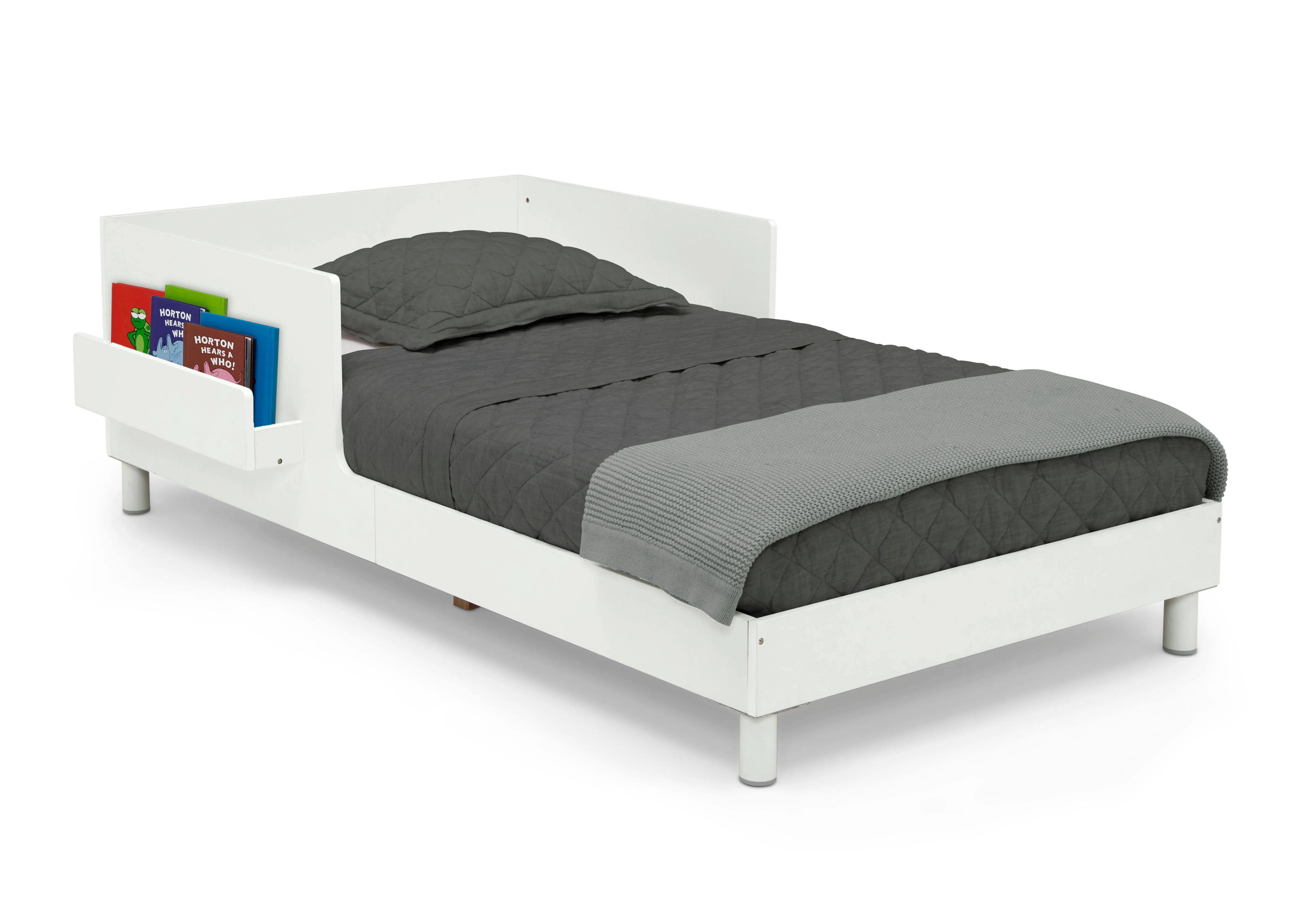 Sleep N Store Toddler Bed with Interchangeable Shelf