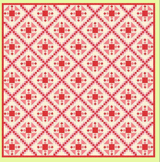 Squares 1" cut,  (½" finished) x 18 - 6057 - Blue Wren Cutting Die, Mat included