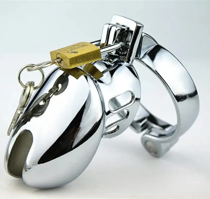 Stainless Steel Penis Ring Small Cock Cage Male Chastity Device