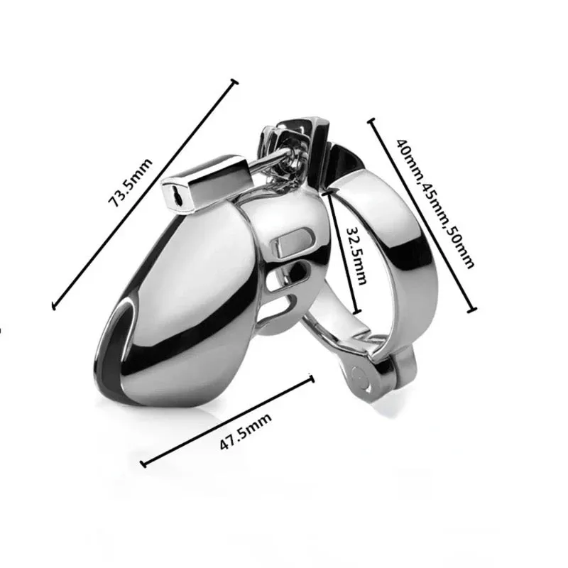 Stainless Steel Penis Ring Small Cock Cage Male Chastity Device