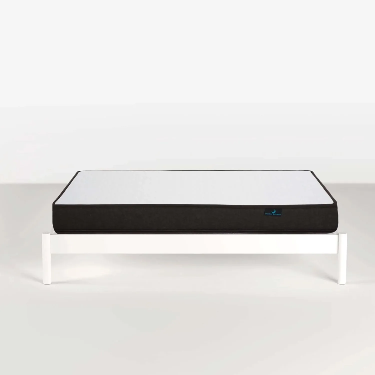 Striker Metal Bed (Black)  Lite Dual Comfort Mattress (King)