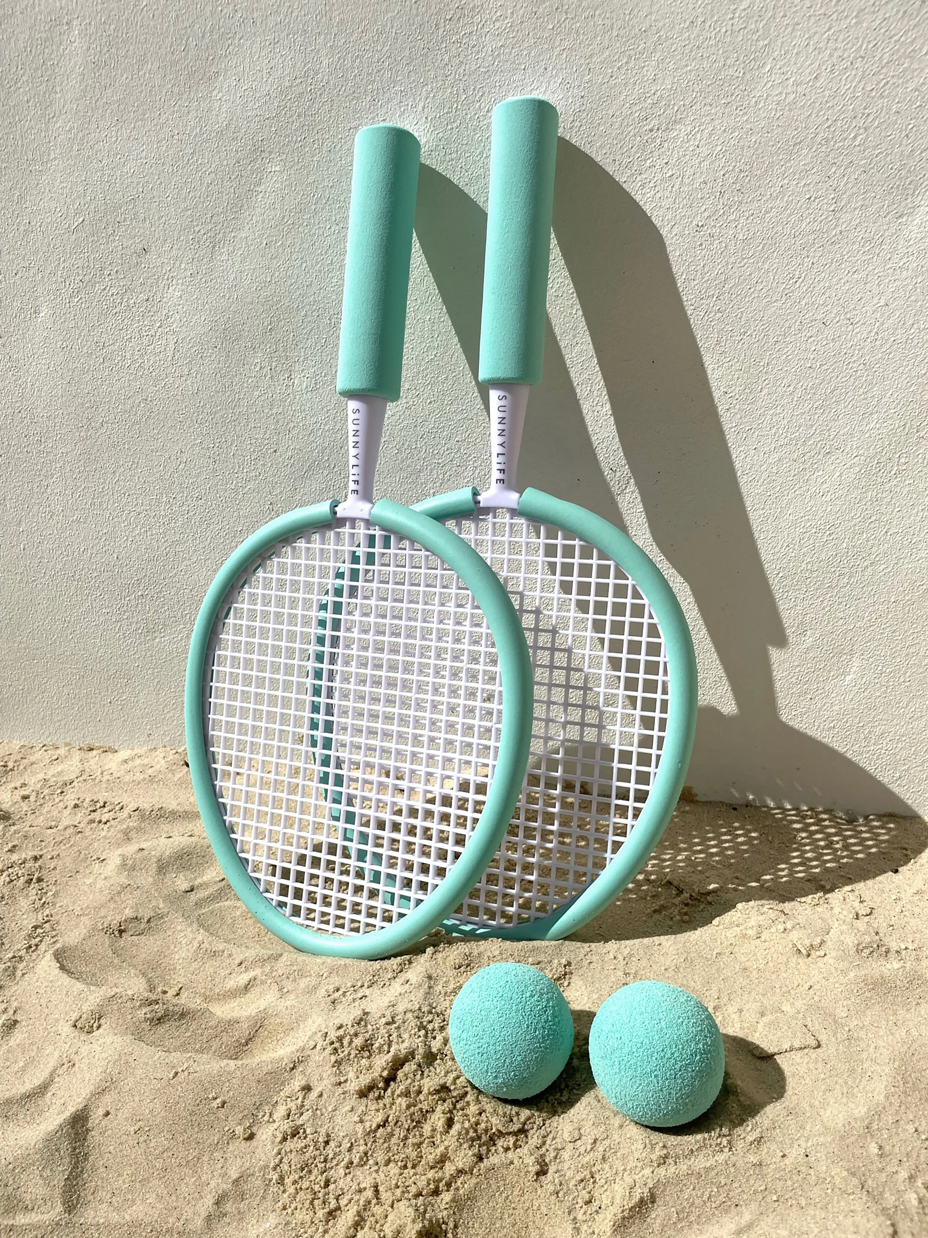 Sunnylife Kids Rio Sun Foam Beach Bats in Green (46cm)