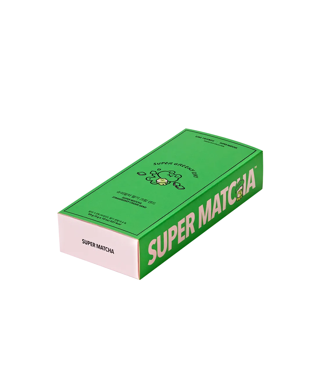 Super Matcha Strawberry Cream Sand Biscuit