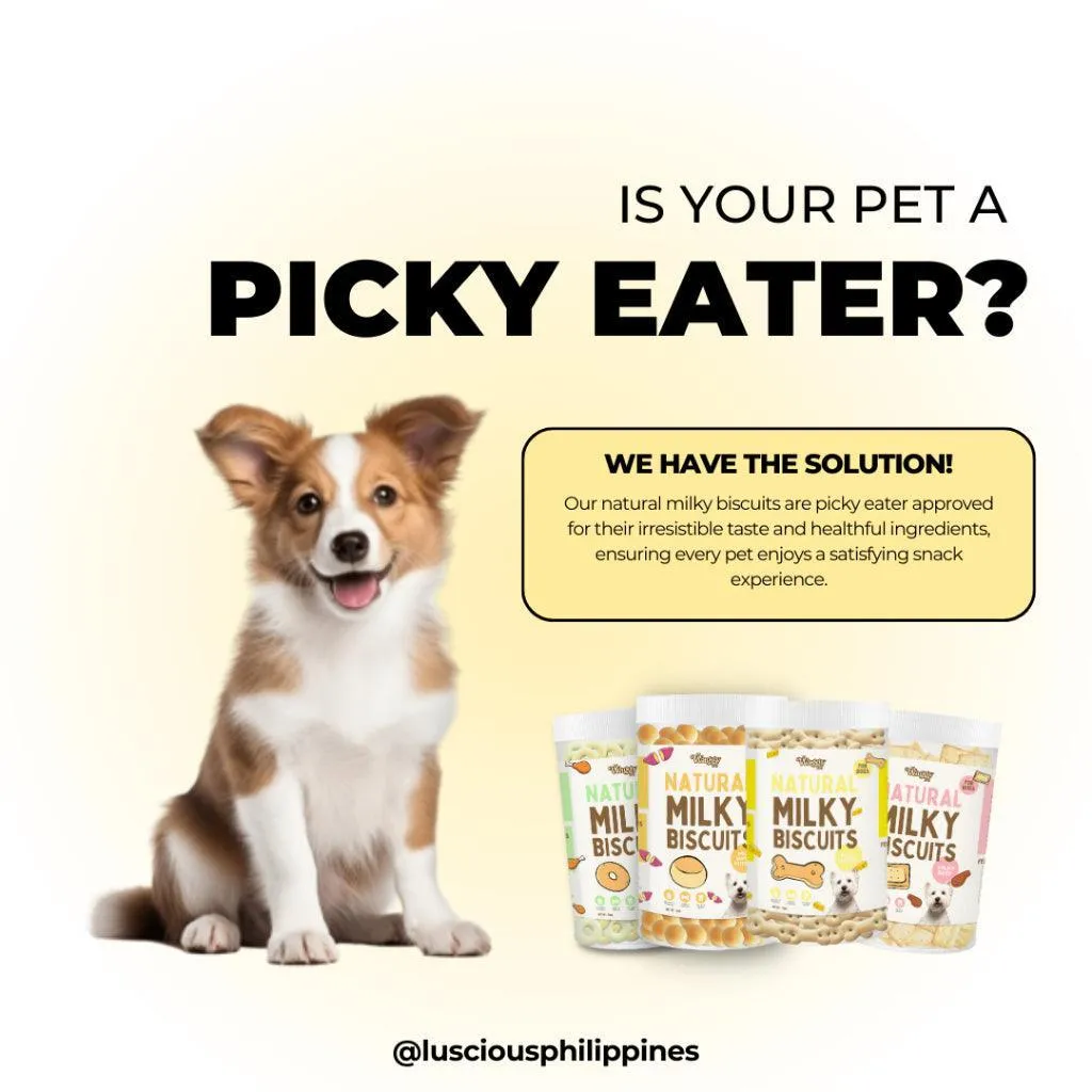 The Waggy Bites - Natural Milky Biscuits (Milky Sweet Potato)