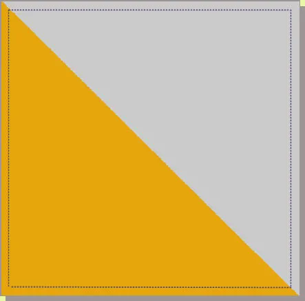 Triangle, Half Square 5" finished sides x 2 -  6089