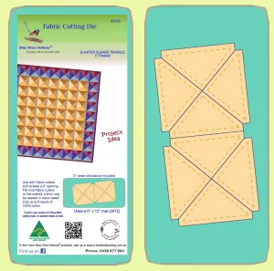 Triangles, Quarter Square, 3" finished block Alternate Layout - 6237b - Mat Included