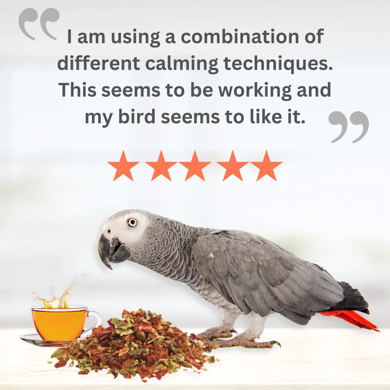 UnRuffledRx SereniTea Calming Bird Tea, 2 oz.