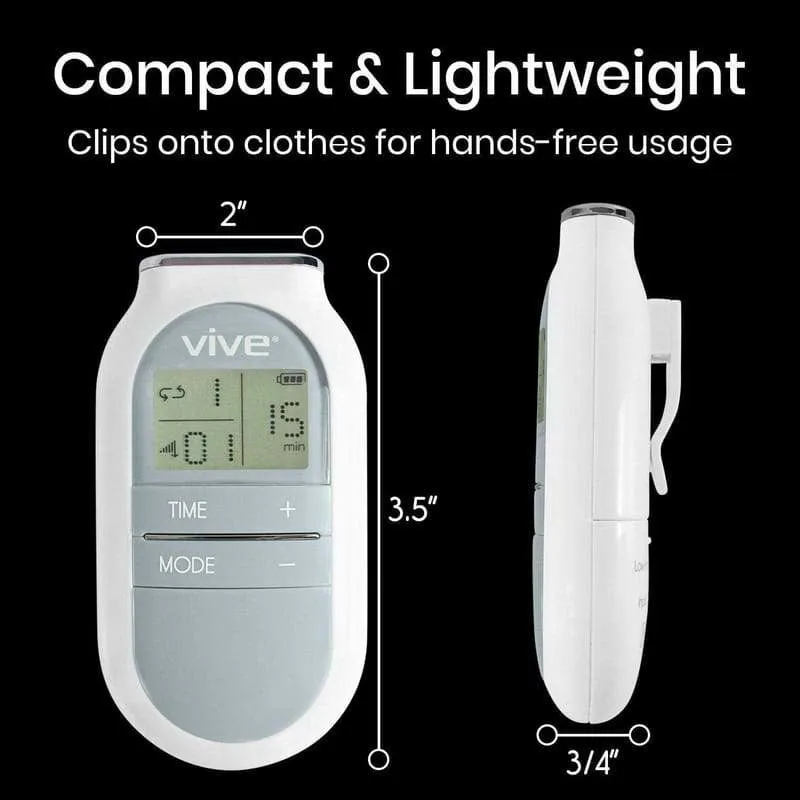 Vive Health 5-Mode TENS Unit - White