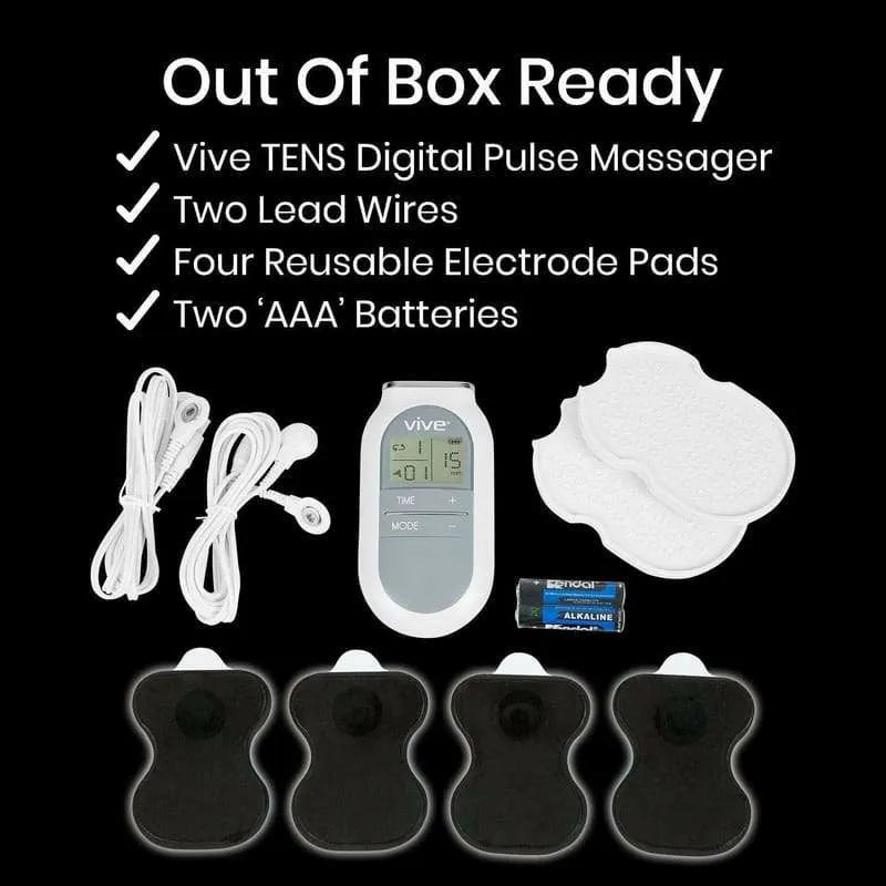 Vive Health 5-Mode TENS Unit - White