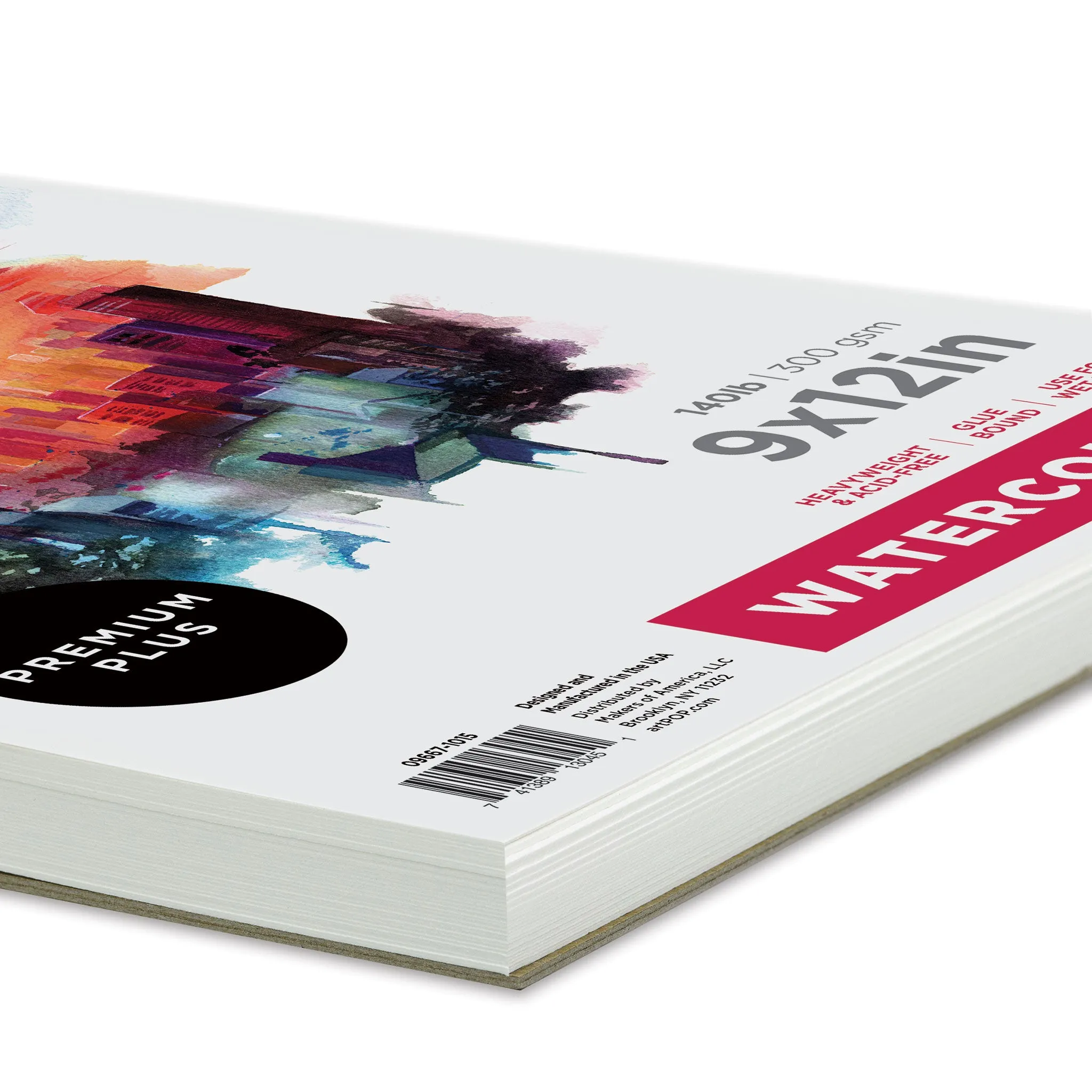Watercolor Spiral Bound Pad - 9" x 12"