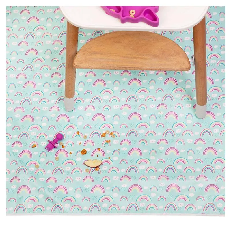 Waterproof Splat Mat - Rainbows